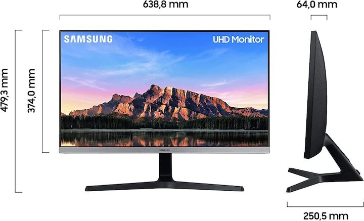 Actual product image Samsung LU28R550UQPXEN (3840 x 2160 Pixels, 28")