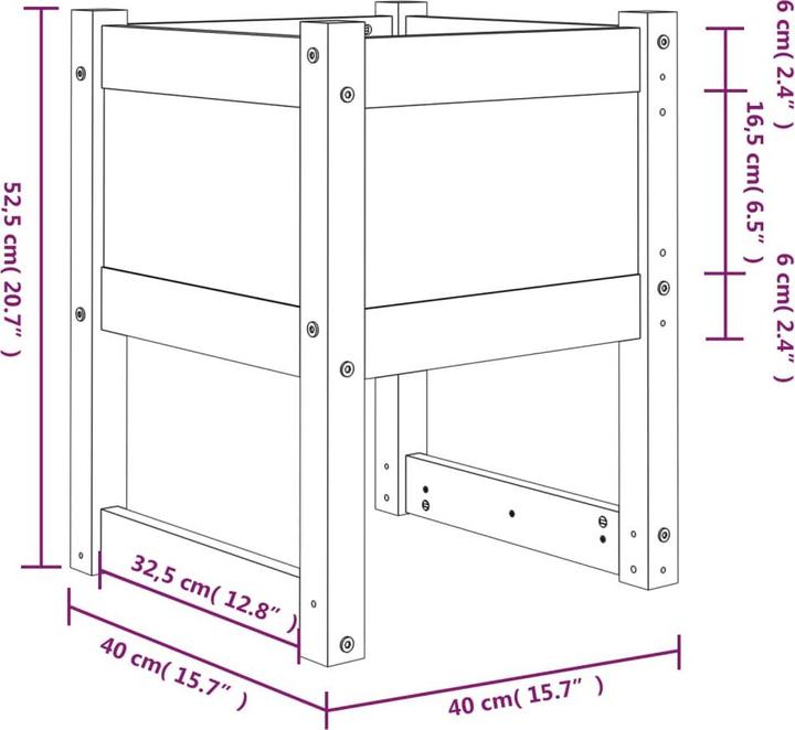 Produktbild vidaXL Pflanzgefäss