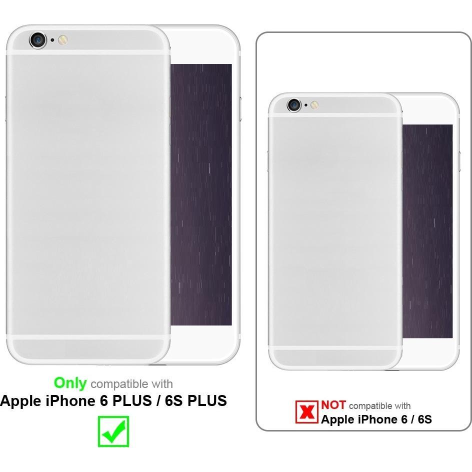 Thumbnail - Cadorabo Hülle für Apple iPhone 6 PLUS / 6S PLUS im TPU Fluid LM162 Style (Apple iPhone 6 Plus), Smartphone Hülle, Pink