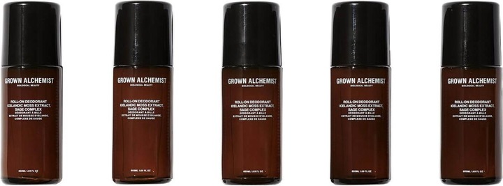 Actual product image Grown Alchemist BODY "Roll-On Deodorant" Icelandic Moss Extract, Sage Complex - Unisex (Roll-on, 50 ml)