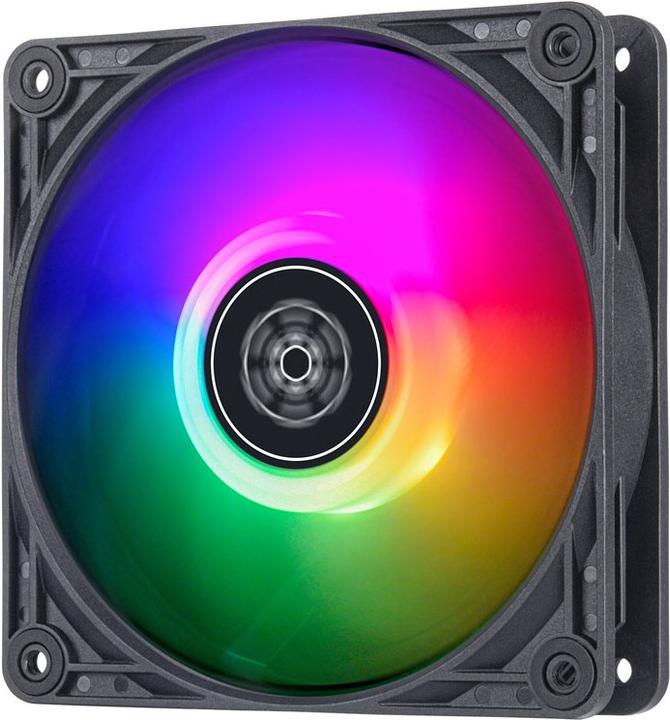 Image du produit Silverstone SST-VS120B-ARGB, ventilateur PWM-ARGB de 120 mm, 0-2 000 tr/min, éclairage ARGB à 4-1 broches (120 mm, 1 x)