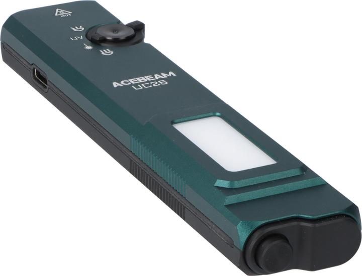 Actual product image AceBeam UC25 mit 3.100 Lm Kalt.- Warmweissem / UV Licht und grünem Laser / Grün (14.20 cm, 3100 lm)