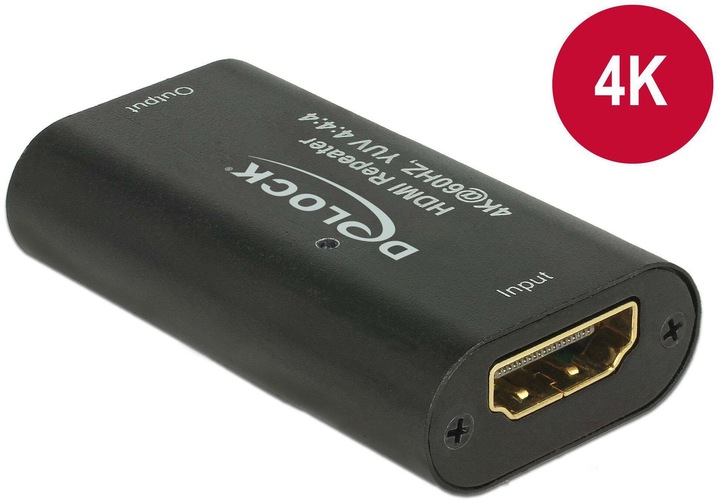Delock HDMI repeater (HDMI, 5.10 cm)