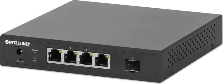 Actual product image Intellinet 5-port switch with 4 x 2.5G Ethernet ports and 1 SFP+ uplink (5 ports)
