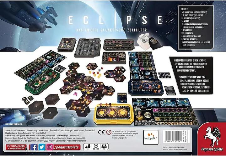 Actual product image Pegasus Eclipse 2nd Edition (German, 2 - 6 Players)