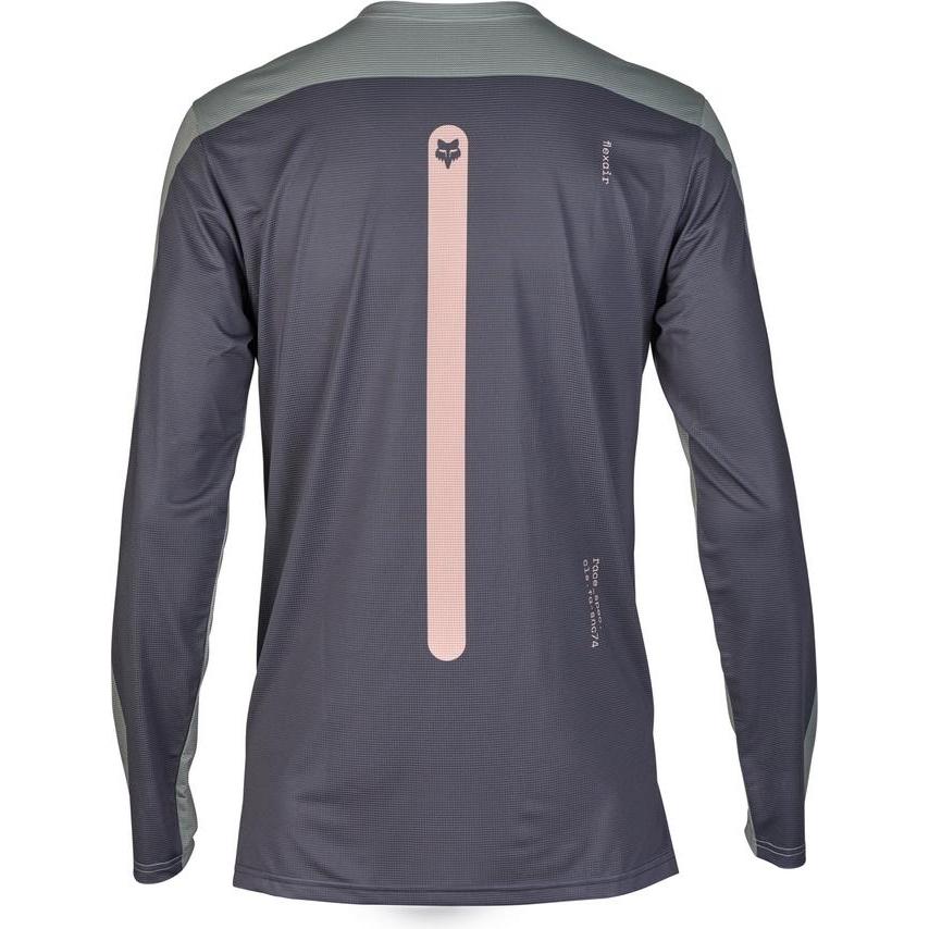 Thumbnail - Fox, Herren, Velotrikot, Jersey 24 Flexair Aviation Ls Race G (XL), Grau, XL