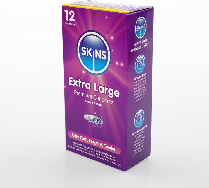 Actual product image Skins Extra Large 12s (12 pcs.)
