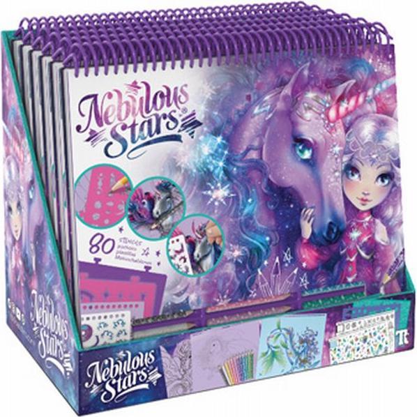 Actual product image Nebulous Stars Creative sketchbook fantasy horses galaxy