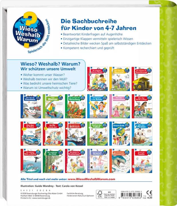 Actual product image Ravensburger Wir schützen unsere Umwelt (German, Carola of Boiler, 2018)