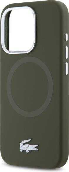 Image du produit Lacoste LCHMP15XSMAB iPhone 15 Pro Max 6.7" khaki hardcase Silicone Croco Logo MagSafe (Apple iPhone 15 Pro Max)