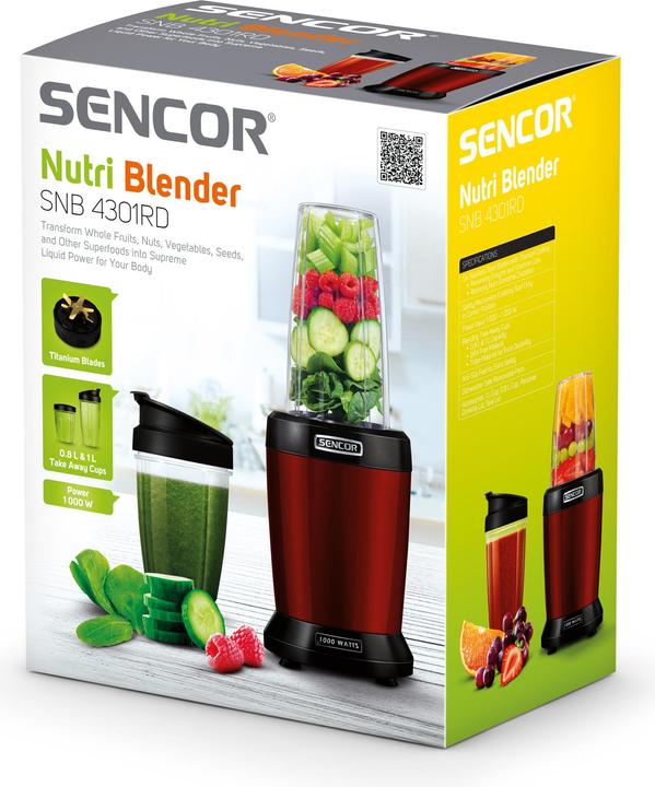 Actual product image Sencor Blender kielichowy SNB 4301RD (1000 W)