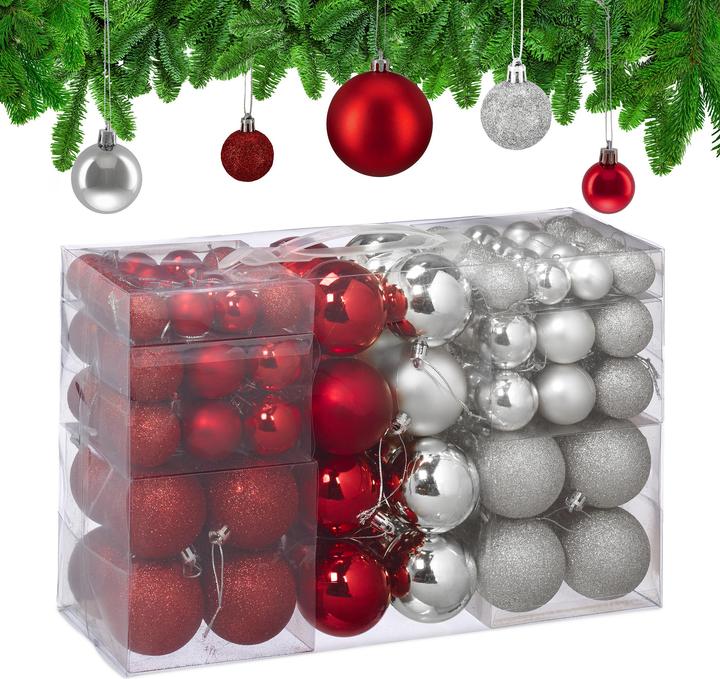 Immagine prodotto Relaxdays Weihnachtskugeln Set (1 -parte)