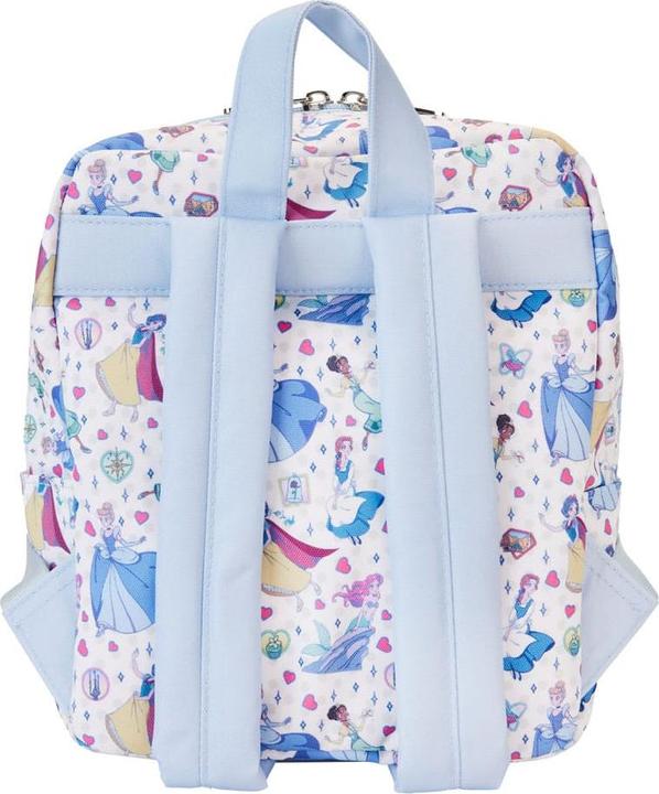 Actual product image Funko Loungefly: Disney - Princess - Manga Style AOP Nylon Mini Backpack