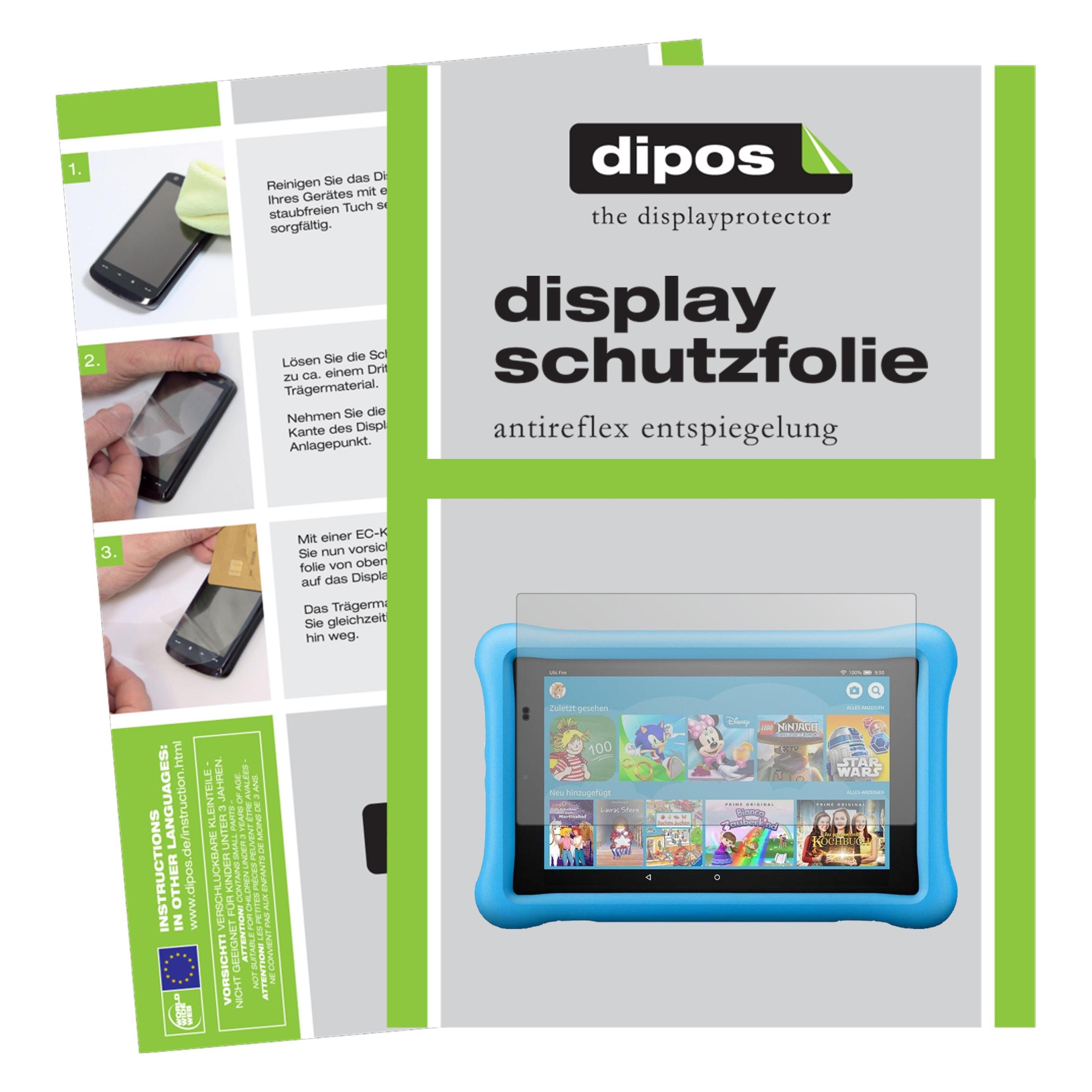 Dipos 2X Pellicola Protettiva Antiriflesso Per Amazon Fire HD 10 (2017) – Opaca, Anti-impronta – Made In Germany