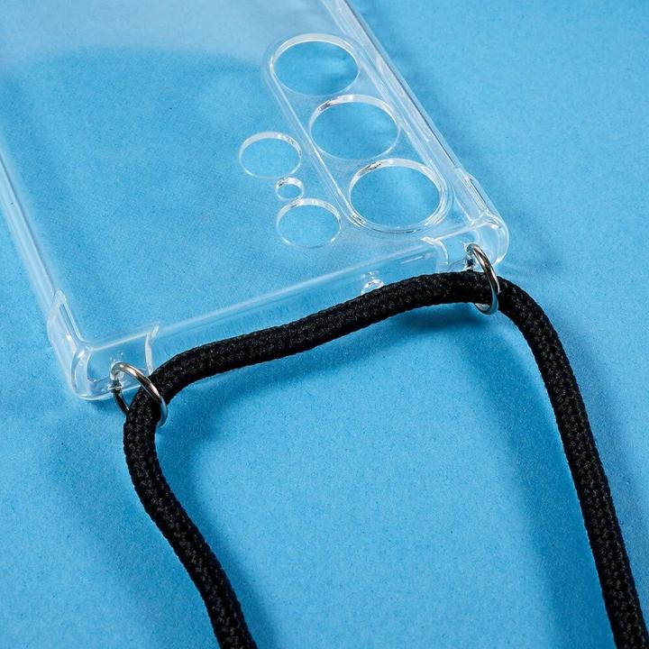 Actual product image Cover-Discount Galaxy S23 Ultra - Case with lanyard transparent (Samsung Galaxy S23 Ultra)