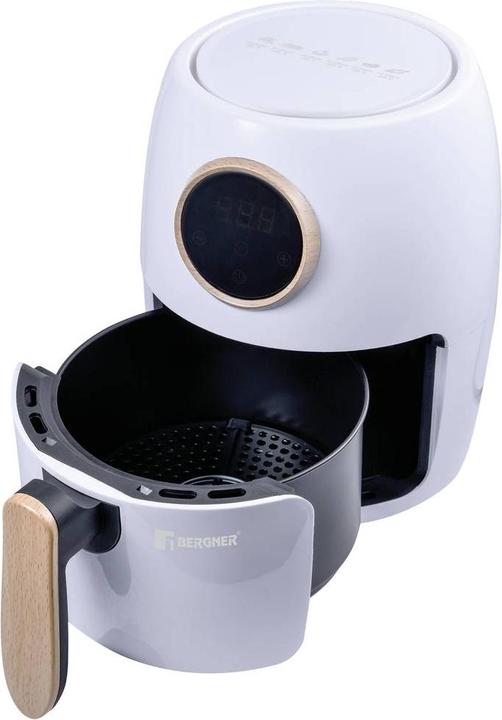 Produktbild Bergner Heissluft-Fritteuse 1000W Antihaftbeschichtung, mit Display, Cool-Touch-Gehäuse, Überhitzu