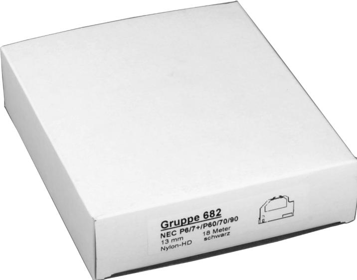 Produktbild Ampertec Kompa. Farbband NEC 5300 Gr. 682 Nylon HD schwarz 0682.01 (Schwarz)