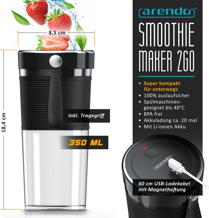 Actual product image Arendo Smoothie Maker (100 W)