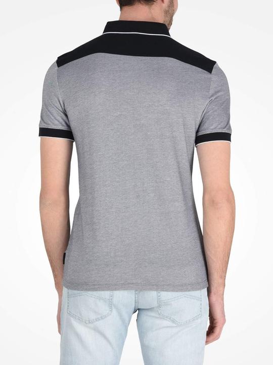 Actual product image Armani Exchange 8nzf76 z8m5z Korte Mouw Poloshirt Grijs XS Man (XS)