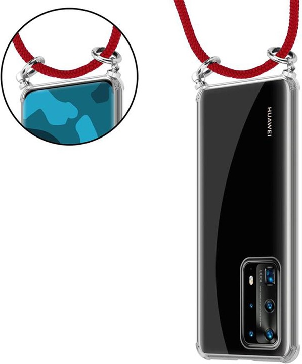 Produktbild Cadorabo TPU Handy Kette SILBER Cover