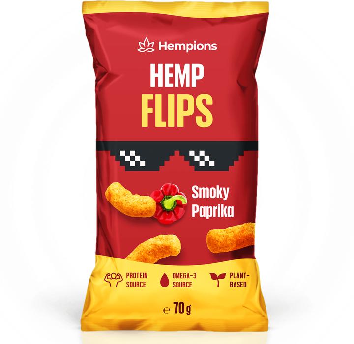 Hempions Bio Hanf Flips Smoky Paprika (70 g, 1 Stk.)