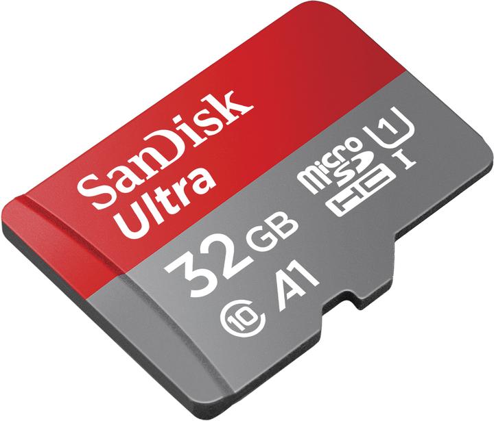 Actual product image SANDISK Ultra mit Adapter (32 GB, microSDHC, U1, UHS-I)