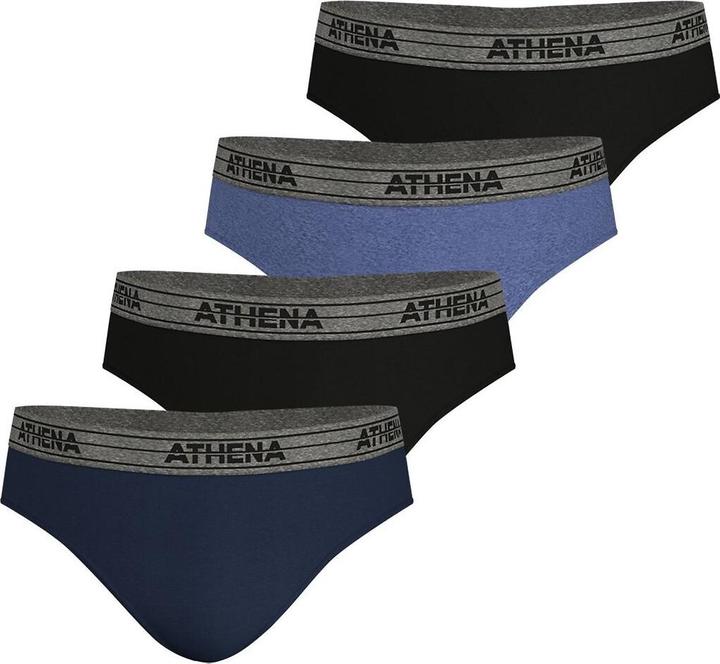 Produktbild 4er-Pack Herrenslips Basic Coton (4er Pack, L)