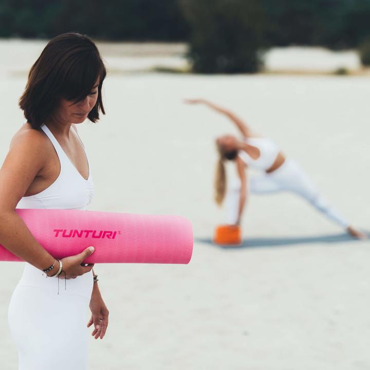Actual product image Tunturi TPE Yogamatte Rutschfest Anthrazit 3 mm (3 mm)