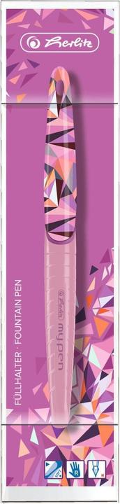 Actual product image Herlitz Fountain pen my.pen style Wild Rosa (Pink, 1x)