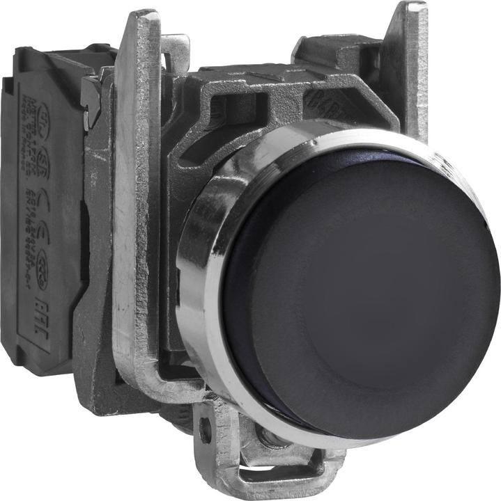 Produktbild Schneider Electric Drucktaster, Metall, kompl, 22mm, XB4BLCUST01