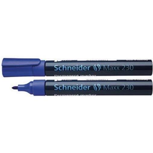 Schneider, Marker, Permanentmarker Maxx 230 Strichstärke: 1-3 mm Schreibfarbe: blau (Blau, 3 mm, 1 x)
