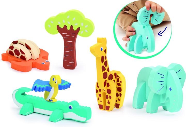 Actual product image LUDI 3D Foam Puzzle Game - (LU30084) (18 pieces)