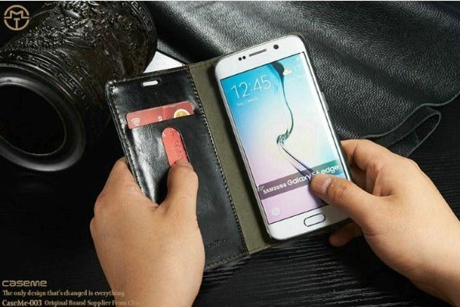 Immagine prodotto Caseme Copertina in pelle classica (Samsung Galaxy S6 Edge)