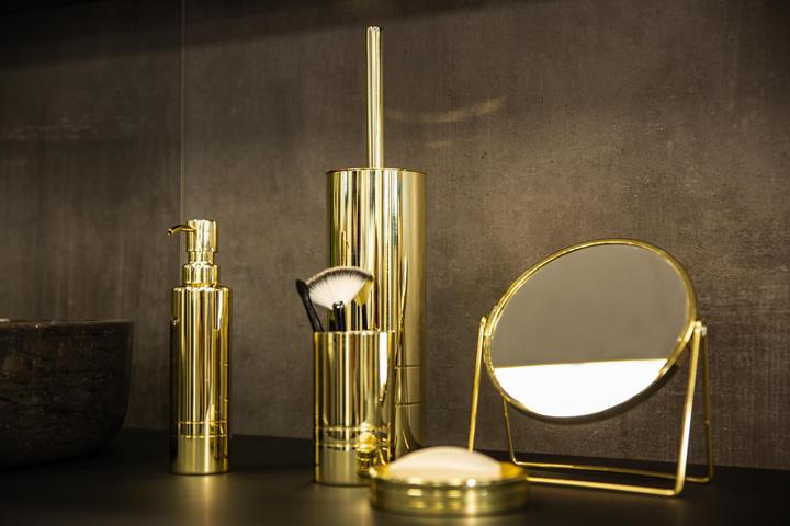 Actual product image Ridder Soap Dish London Gold Stainless Steel