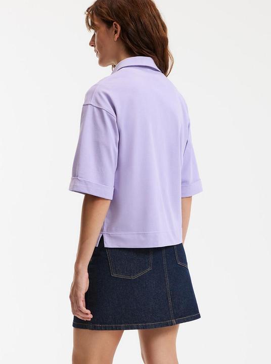 Actual product image La Redoute Collections T-Shirt mit Polokragen und kurzen Ärmeln (XS)