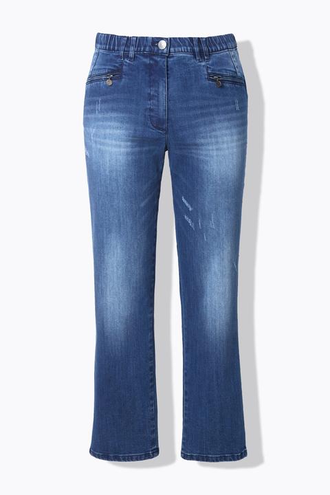 Produktbild Ulla Popken Jeans Mony, Vintage Look, konisches Bein, Stretch (52)