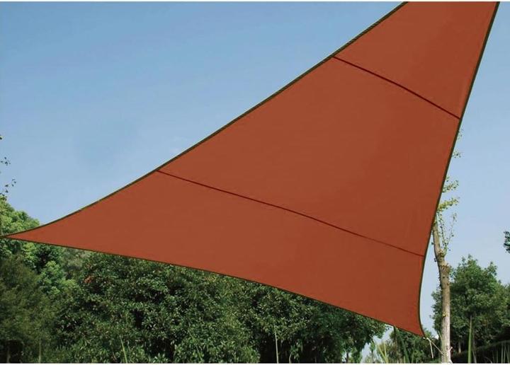 Image du produit Perel VOILE DE SOLEIL - TRIANGULAIRE - 3.6 x 3.6 m x 3.6 m - COULEUR : TERRACOTTA