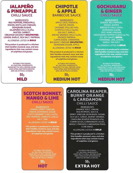 Nährwerte und Zutaten DevilDog Sauces Geschenkset Mild-Hot (800 g)