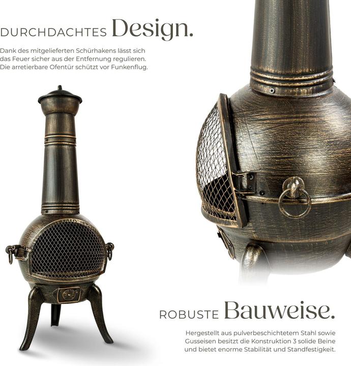 Actual product image tectake Patio oven