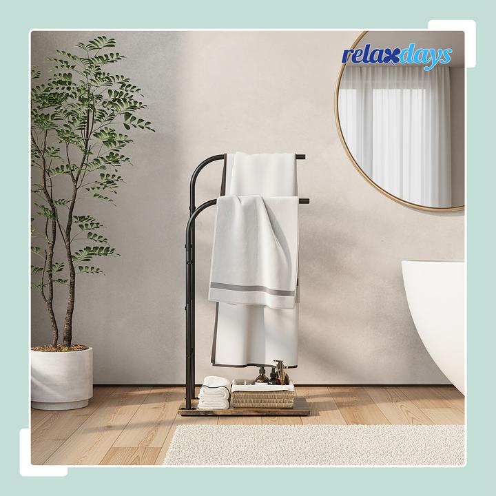 Actual product image Relaxdays towelrail