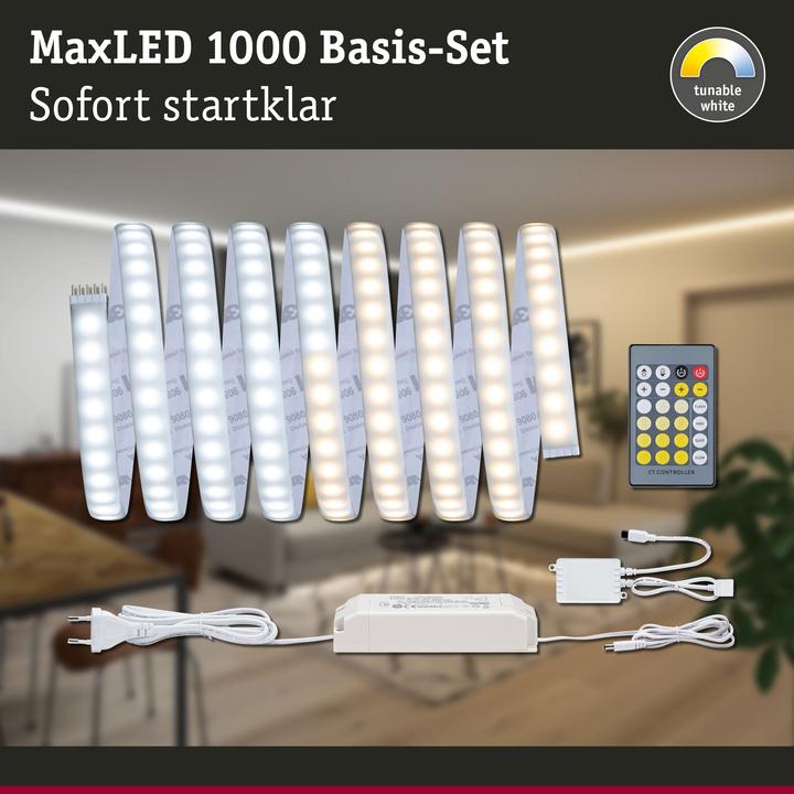 Image du produit Paulmann Kit MaxLED 1000 Stripe (Blanc, 300 cm, Intérieur)