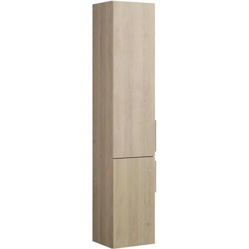 burgbad, Badezimmerschrank, Eqio Hochschrank mit 2 Türen und 1 Innenschublade, Türanschlag links, 1760 x 350 mm
