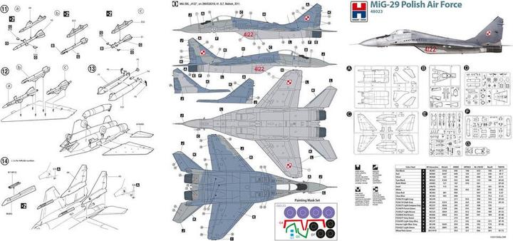Actual product image Hobby 2000 MiG-29 Polish Air Force