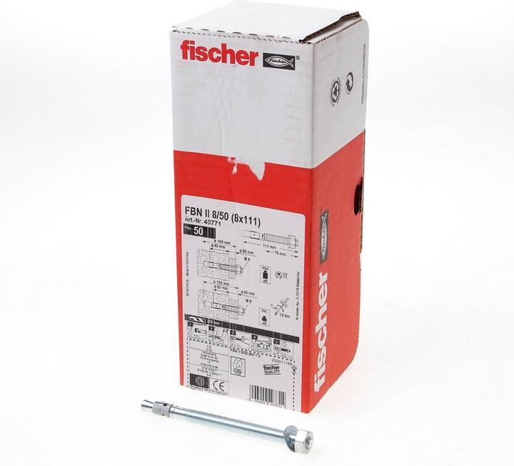 Produktbild Fischer Bolzenanker FBN II 8/50 (50 Stk.)