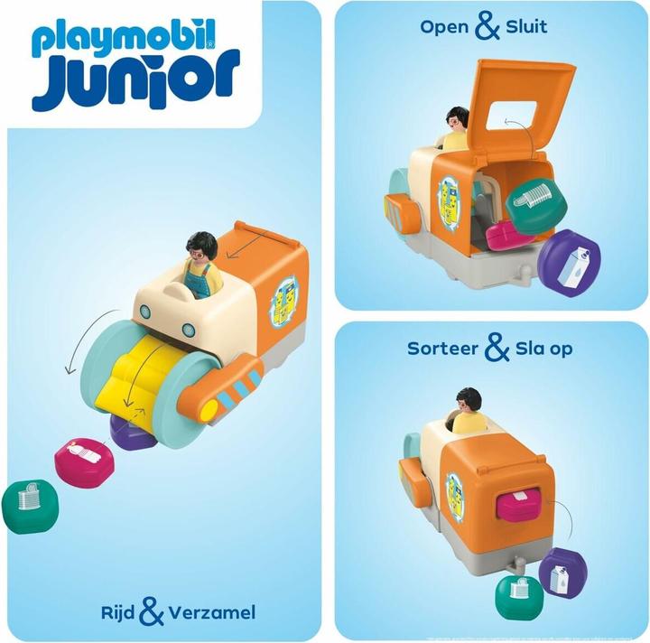 Produktbild Playmobil JUNIOR: Spassiges Müllsammelfahrzeug (71774, Playmobil Junior)