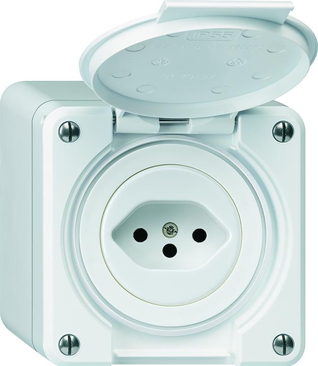 Actual product image Hager NAP socket