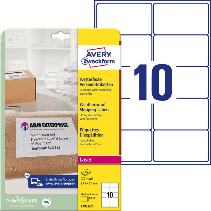 Immagine prodotto Avery Modulo di scopo L7992