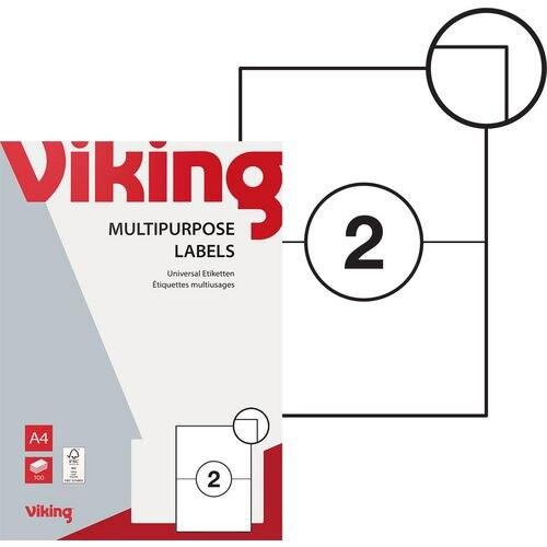 Actual product image Niceday Multifunctional labels 210x148mm