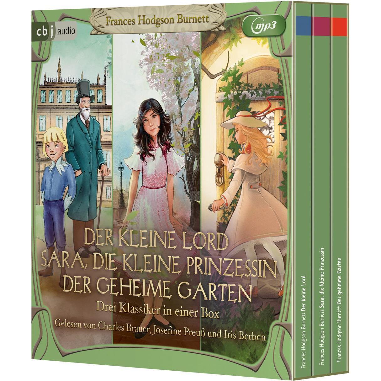 Der kleine Lord Sara, die kleine Prinzessin Der geheime G, Hörbücher von Frances Hodgson Burnett, Charles Brauer, Josefi...