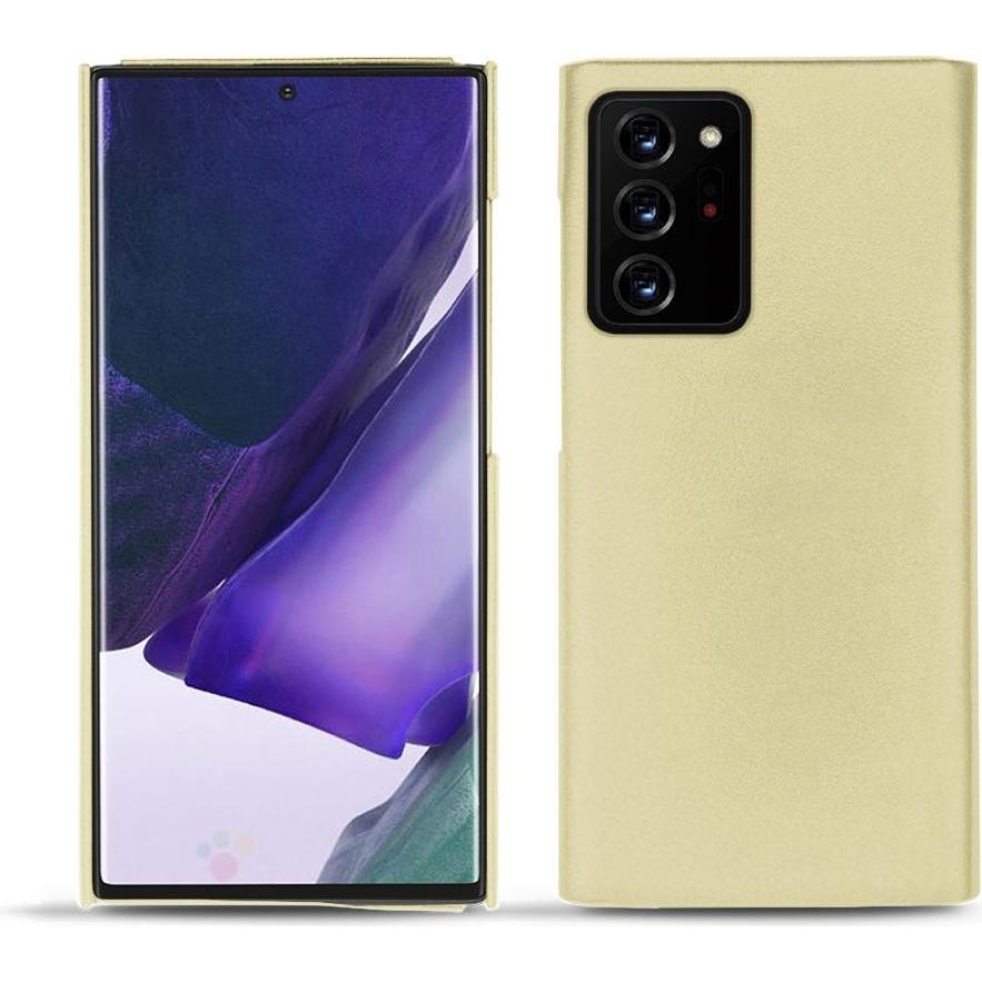 Noreve Lederschutzhülle (Samsung Galaxy Note 20 Ultra), Smartphone Hülle, Beige